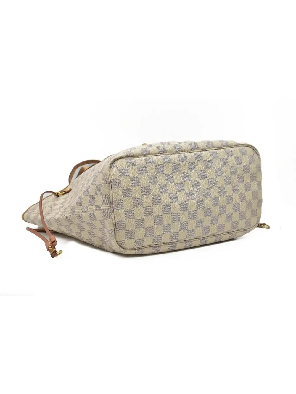 $2170 Louis Vuitton Damier Azur Neverfull MM AR0115